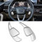 TTCR-II 2PCS Kompatibel mit Schaltwippen Audi A4 2017-2019,A3 S3 2017-2020,A5 S4 S5 2018-2019,Q5 SQ5 2018-2021,Q7 2017-2021,Q8 2019-2021,SQ7 SQ8 2020-2021,TT/TTS 2016-2021 Lenkrad Schaltwippen-Silber