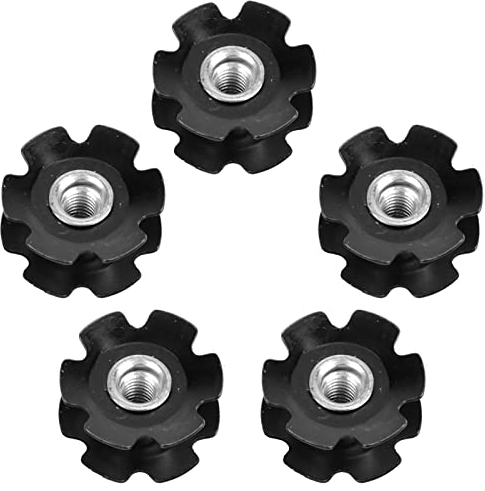Tbest Dado a Stella Forcella per Bicicletta, Dado a Stella Senza Filettatura per Bicicletta Parti di Riparazione Bici Nucleo Senza Denti da 28,6 Mm per Forcella Anteriore
