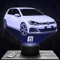 Nachttischlampe Auto G.7 GTI Miniatur-Sammlungsdekoration, Geschenkidee für Männer Auto G.7 GTI Nachtlicht für Erwachsene Schlafzimmerdekoration, originelle Geschenk Weihnachtenidee für Auto-Fans.