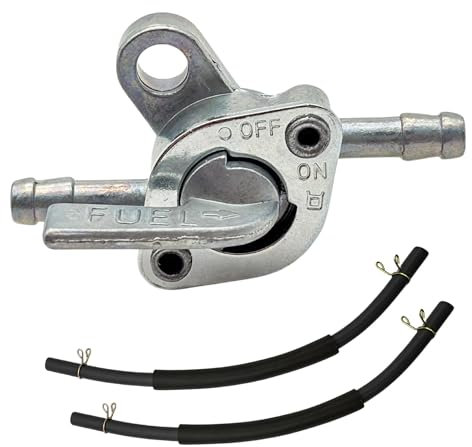 YGQ Inline Gas Fuel Petcock Shut Off Valve Switch 4.8mm 5mm 6mm 3/16 for Baja Nini ATV Dirt Super Pocket Mini Bike Go Kart Motorcycle Tao Tao 50 70cc 110cc 125cc Generators