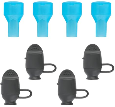 BOXOB 8stk Teiliger Ersatz für Beißventile für Camelbak, Mundstückersatz Blasenersatzteile Ersatz für Beißventilzubehör Kompatibel mit Camelbak (Grau)