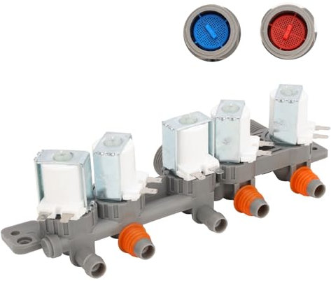 AJU73213301 - Conjunto de válvula de entrada de lavadora para lavadora LG Kenmore WT1 WT4 WT5 WT6 WT7 796 Series, sustituye a AJU75152601 AJU75152603 AP6308239 AP5244606