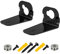 Klaisy Support mural pour barre de son - Noir - Montage facile avec vis pour haut-parleurs MM45 K450