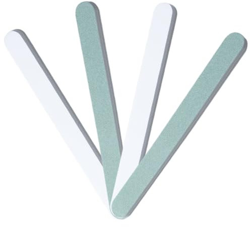 Professional Nail Buffer 600/3000 Grit Nail Files, Fingernail Smoother and Shiner Manicure Tools Treatment Sanding Files Fine Grinding (4 Pcs)