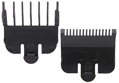 Fyearfly Clipper Aufsätze 2 Stück | 1,5mm/4,5mm Führungskämme für Haarschneidemaschinen | Präzises Trimmen & Stufenloses Schneiden für Salon & Haushalt,Schwarz