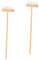 Toyvian 1 Jeu Mini Râteaux pour Jardin Zen Outils pour Décoration De Activités Zen 2 Pièces