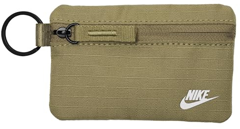 Nike Club Pouch Wallet Kartenetui Wallet Geldbörse Kreditkartenetui kleine Organizer Tasche Accessoire, Parachute Beige/Black/White, One Size