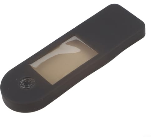 Funda protectora de silicona para salpicadero, protector de pantalla ligero y resistente a los arañazos, para Xiaomi Electric Scooter 4 Pro / 5/5 Pro / 5 Max (negro)