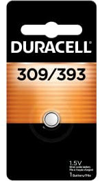 Duracell 309/393 1.5 V montre et calculatrice batterie
