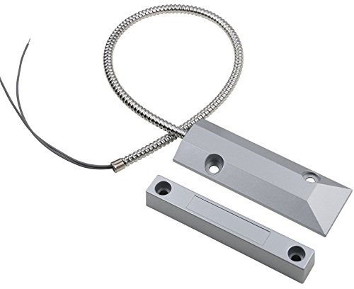 UHPPOTE Zink Legierung Verdrahtet Magnetisch Rolle Verschluss Tür Sensor Kontakt Schalter Detektor (Packung mit 1)