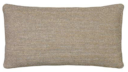 Blomus - FLEXA - Kissen/Zierkissen/Sofakissen/Kuschelkissen - Gunmetal + Dull Gold Melange - Baumwolle - 500mm x 300mm