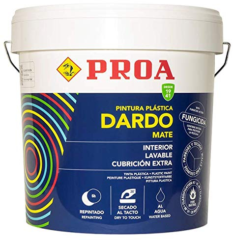 INTERIOR MATE DARDO. Blanco. 4 L.