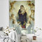 LB 100x150cm Jungfrau Maria Wandteppich Jesus Engel im Himmel Wandbehang Tapisserie Wohnzimmer Schlafzimmer Wohnheim Dekor Wandteppiche