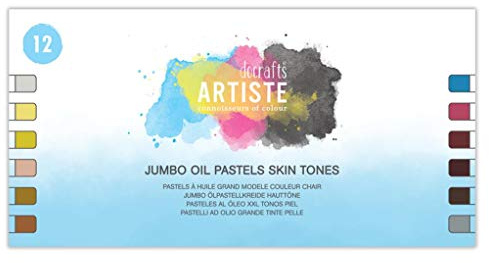 Artiste Jumbo Oil Pastels - Skin Tones - Pack of 12