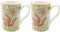 The Leonardo Collection William Morris Compton LP94707 Lot de 2 tasses en porcelaine fine