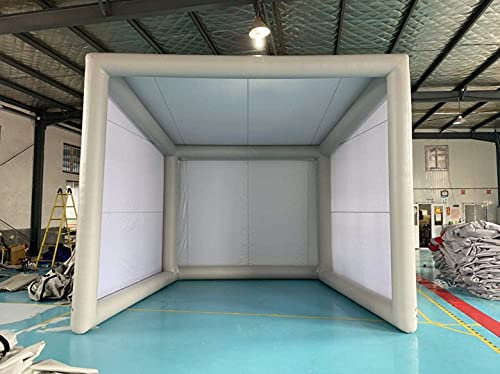 Air Tight Inflatable Indoor Outdoor Golf Practice Swing Simulator Net Cage Tent (Size: 18x15x15ft.)