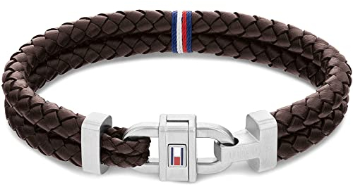 Tommy Hilfiger Jewelry Armband für Herren mit Braunem Leder und Edelstahlverschluss - 2790363