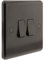 Art Deco Emporium 2Gang 2Way 10Amp Wall Switch in Vintage Period Style Bakelite Dark Brown Part of the New eXalt V2.0 Brand. Standard UK Single Pole 2-Way Rocker Light Switch 2-Gang