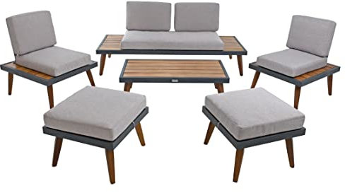 ESTEXO Sitzgruppe Gartenmöbel Gartenlounge Lounge Set Gartenset Outdoor Möbel Terrasse