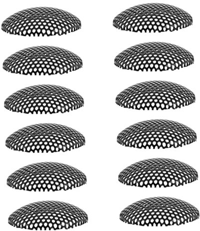 WHAMVOX 12 Pièces Petite Couverture en Filet pour Microphone Couvercles De Haut-parleurs Grill-subwoofer Accessoires De Remise en Place du Subwoofer Enceinte Sono Filet De Fer Auto Le Fer