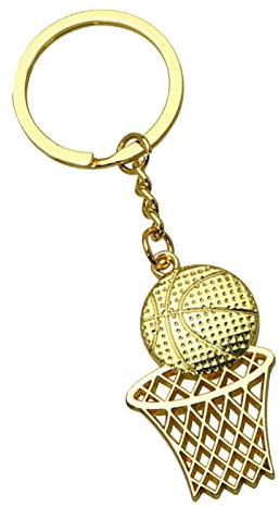 Porte-basket-ball pour garçons, porte-clés 3D qualité, adorable porte-clés pendentif | Accessoires sac à dos antirouille, sac à main, porte-clés créatif en trois dimensions pendentif en