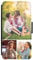 Unique Gifts House Ltd Personalised Phone Case for iPhone 13 Custom Leather Flip Wallet Case Any Photo Printed Three Pics Anti Drop Personalised Case
