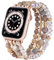 VISOOM Beaded Boho Bracelet Compatible for Apple Watch Band 40mm/38mm/41mm/42mm Series 10 9 8 7 SE Series 6/5/4 Women Fashion Cute Handmade Crystal Beads Watch Strap for iWatch Bands Series 3/2/1