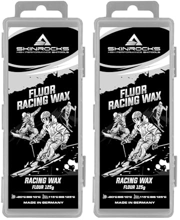 SkinRocks Fluor Racing Wax Mix Gleitwachs Ski Langlauf Snowboard Basiswachs (250)