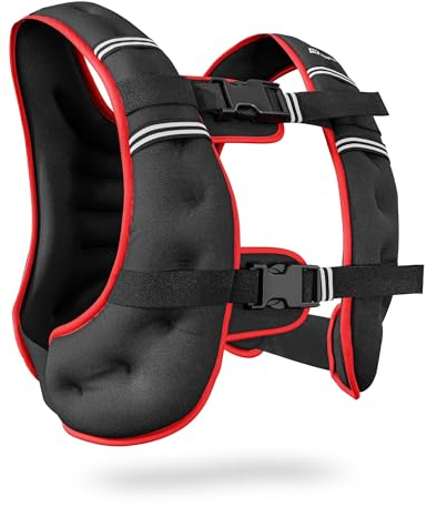 Hop-Sport Gewichtsweste mit Sandfüllung - Weight Vest aus Neopren, Gewichtsweste 10 kg - perfekt für Krafttraining