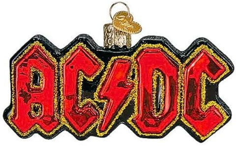 Old World Christmas AC/DC Hängeornament aus Glas