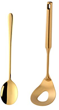 Fleischbällchenformer aus Edelstahl mit Langem Griff, Gold