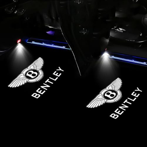 Car Door Welcome Light, for Bentley Continental GT (2004 Later) Car Door Projector Lights Car Welcome Light Car Doors Decoration Light Car Accessories,2pcs