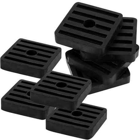 Amosfun Air Conditioner Accessories 8pcs Outdoor Unit Mounting Pad Anti-vibration Pads for Condenser