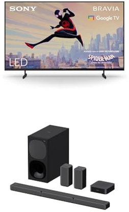 Sony BRAVIA, KD-50X80L, 50 Zoll Fernseher HT-S40R 5.1ch 600W Soundbar