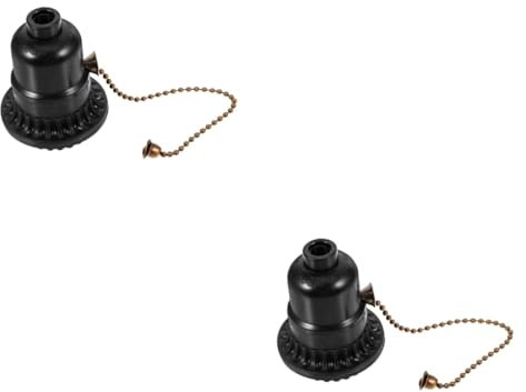 OSALADI Lampenfassung Mit Zug 2 Stück E27 Lampenhalterung Für Schreibtischleuchte Und Deckenleuchte Flexibler Zugschalter Für Einfache Lichtsteuerung Und Stilvolle Beleuchtung