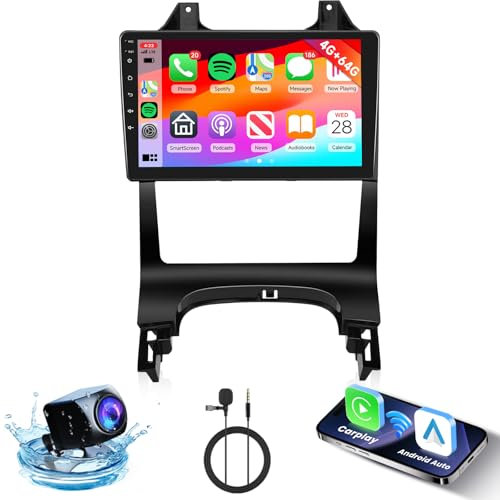 4G+64G Autoradio für Peugeot 3008 5008 2009-2015 mit Wireless Carplay Android Auto,Hodozzy 9 Zoll Touchscreen Autoradio 2 Din Android mit Navi GPS Bluetooth WiFi 32EQ/DSP FM/RDS Radio, Rückfahrkamera