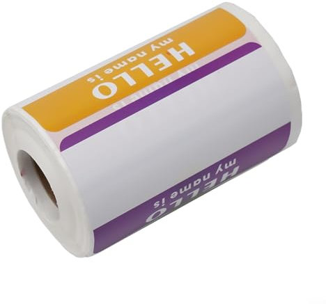 Beschriften Sie Ihre Artikel Rolle mit 300 Namensschildern, perfekt für Büro, Schulaktivitäten und Veranstaltungen