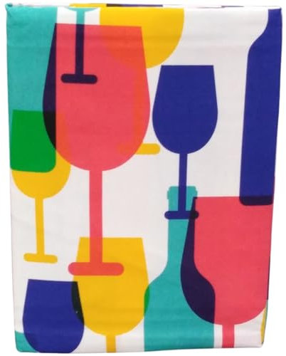 BASSETTI, Tischdecke 140 cm x 180 cm, rot, Farbe Glas