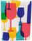 BASSETTI, Tischdecke 140 cm x 180 cm, rot, Farbe Glas