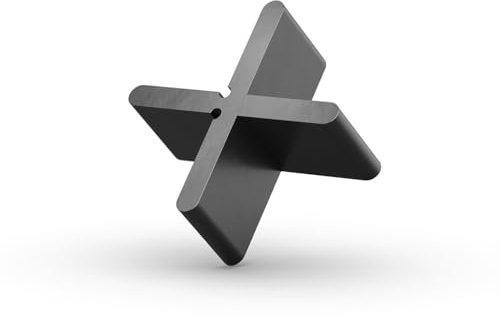 LANGFIT® Fugenkreuze für Terrassenplatten – 100er Pack – 5 mm Fugenbreite – Mit Sollbruchstelle als T-Stück verwendbar – 100% Witterungsbeständig für Außenbereich – Made in Germany – MS-FK5-20