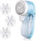 Rasoir Anti Bouloche, 3W Électrique Anti Bouloche pour Vêtements, Rasoir Vetement Anti Peluche Rechargeable avec 2 têtes de Rasage, Rasoir Bouloche pour Pulls, Couvertures, Tapis, Peluches, Canapé