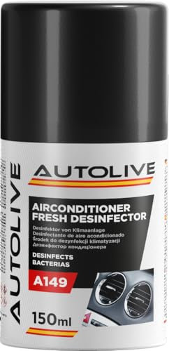 AUTOLIVE Limpiador Aire Acondicionado Higienizante A/C - Eliminador Olores - Limpia y Refresca - 150 ml