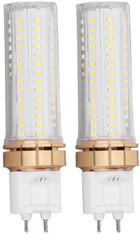 EIMSOAH Bombera de Maíz LED de 2 Pcs, 20W G12 Bombillas Brillantes Interiores, 2000lm 360 Grados Iluminación Blanca Tibia, Bombilla de Maíz LED de Chip SMD de ángulo para Lámparas de (Luz de neturos)