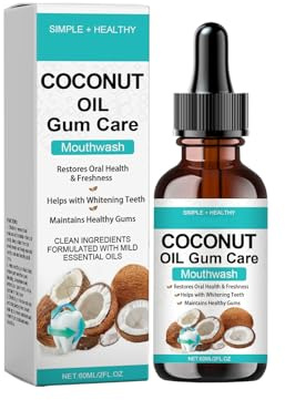 KokosöL Zähne,Für Frischen Atem Und Gesunde Mundhygiene,Sanfte Reinigung Des Mundraums,Ideal Für Die Tägliche Zahnpflege Routine.