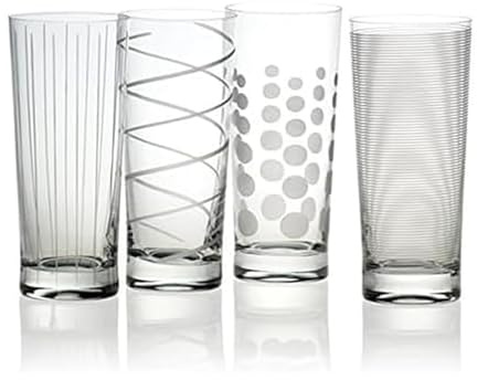 Mikasa Cheers Highball Glass, 19.75-Ounce, Set of 4