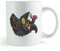 Schwarz Winkekatze Lucky Raptor – Kaffee und Tee Tasse