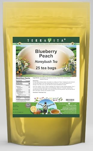 Blueberry Peach Honeybush Tea (25 tea bags, ZIN: 537244)