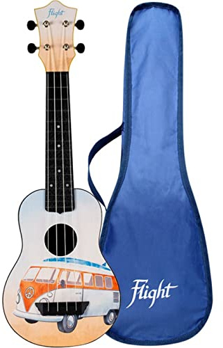 Flight Ukeleles TUS25 Bus Travel Soprano Ukulele One Size Multi