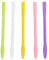 Artibetter 5pcs Silicone Facial Mask Stiring Rods Makeup Stir Stick Cosmetic Skin Care Face Cream Mask Mixing Spatula Applicator for Home Travel 10cm (Random Color)