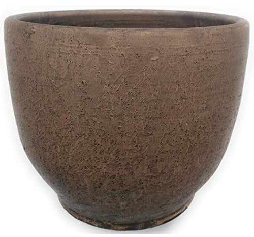 Maceta de barro rustica CUENCO ALTO G exterior e interior 25 cm x 30 cm